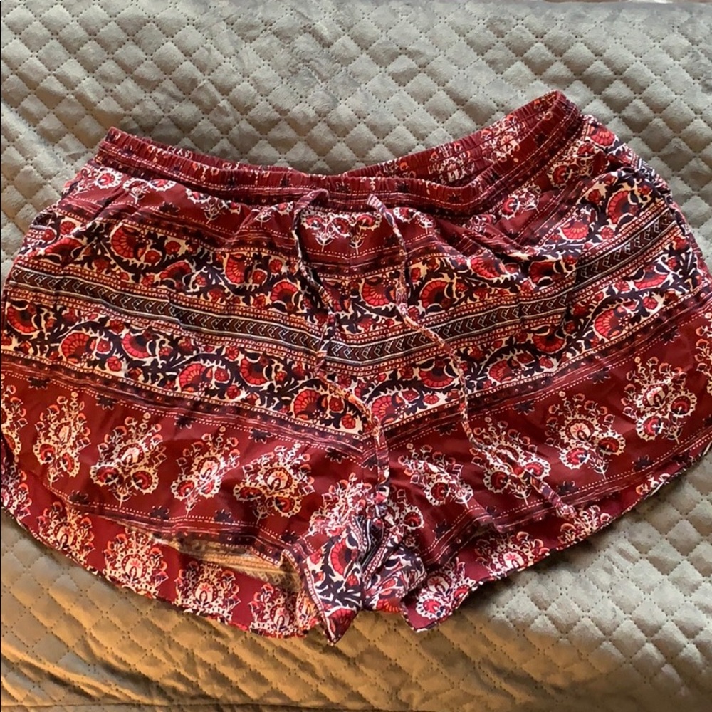 Flowery print shorts